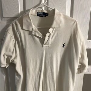Polo by Ralph Lauren Cream Relaxed Fit Polo Shirt